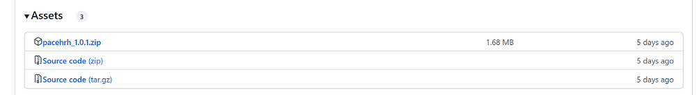 Binary zip file under GitHub release assets.